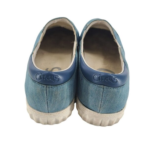 Sam Edelman Circus Canvas Sneaker Loafers Blue Size 9 - Picture 5 of 9